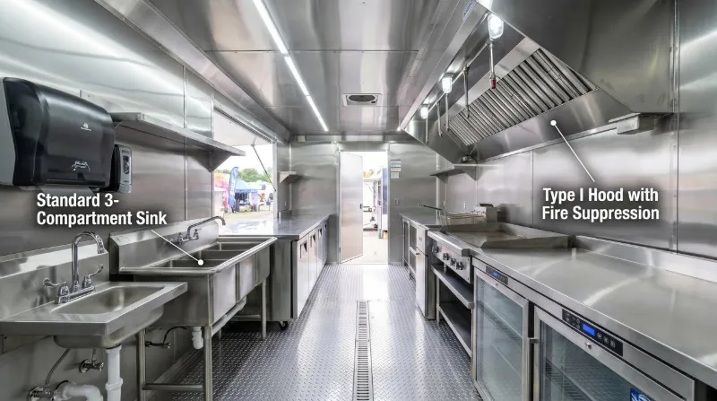 ​Der ultimative Leitfaden: Auswahl der richtigen Küchenausrüstung für den US-amerikanischen Food-Trailer-Markt