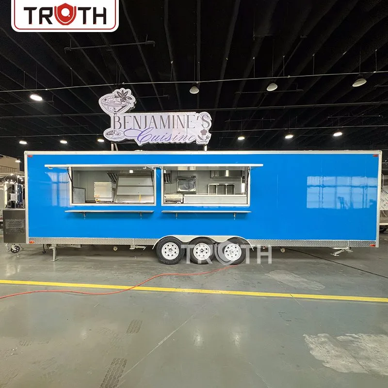 Foodtruck-Anhänger mit Toilette, komplett ausgestattet