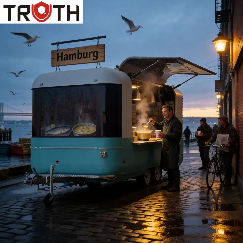 Hamburger-Lebensmittelwagen für Gewerbe