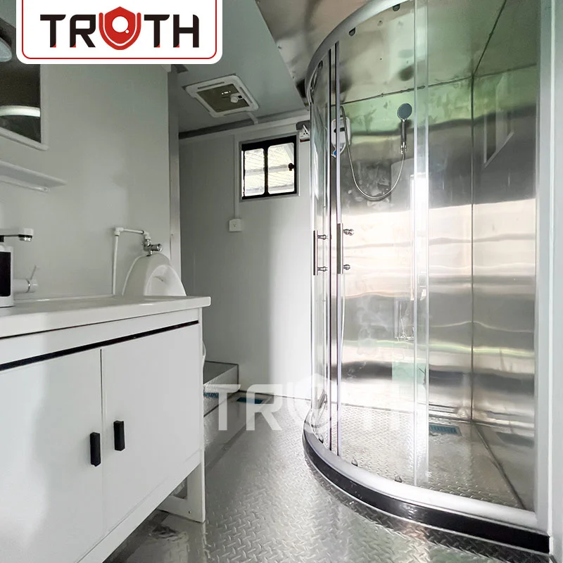 Stainless steel interior kitchen layout with cooking equipment