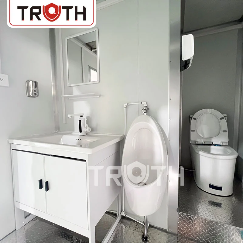 Food truck interior - commercial fridge and prep space