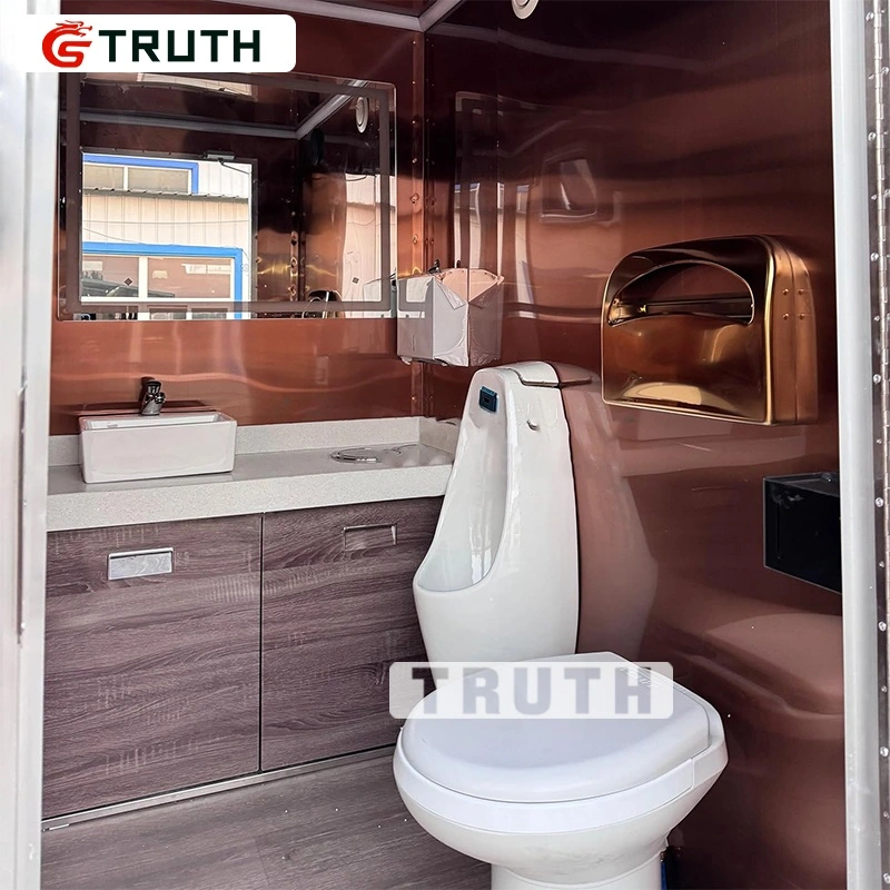 Mobile kitchen interior - full cooking line and ventilation hood