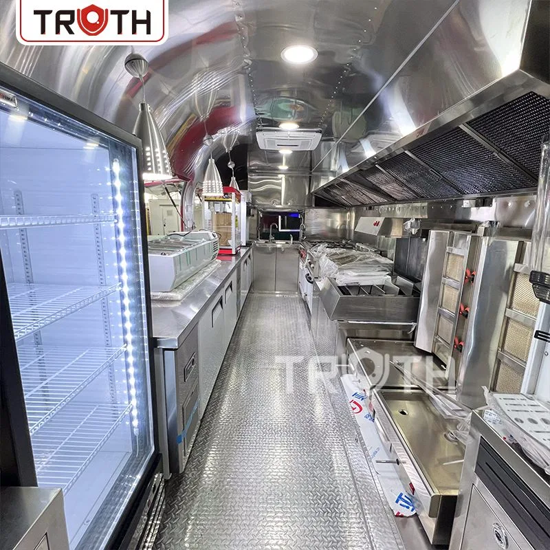 Food trailer interior - efficient workflow kitchen design