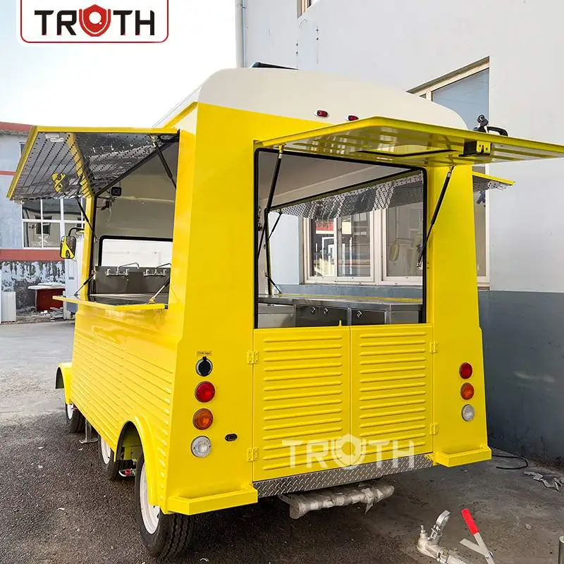 Mobile Electric Drivable Food Trailer For Tacos