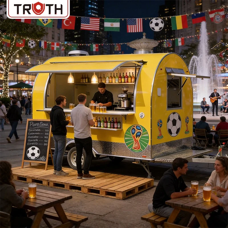 Mobile Bar-Food-Cart-Anhänger