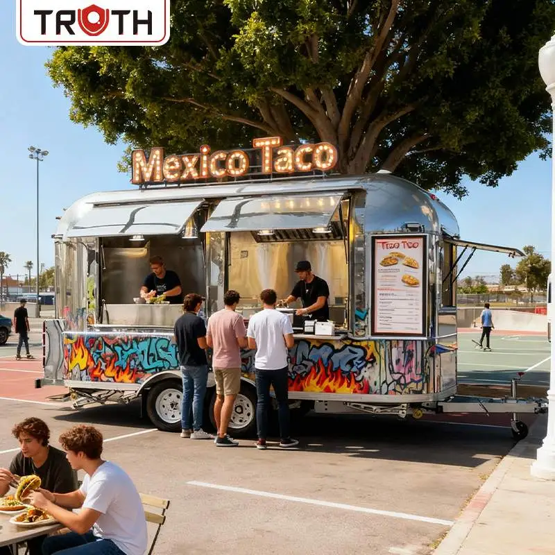 Taco-Trailer-LKW-Konzession, voll ausgestattet