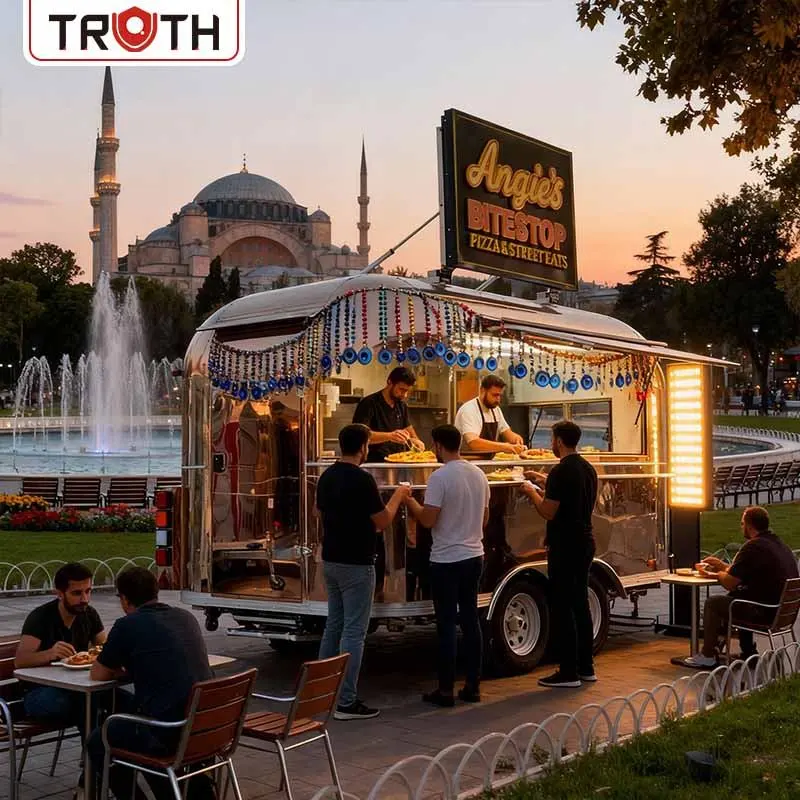 Us Standards Food Truck Pizzaofen-Lebensmittelwagen